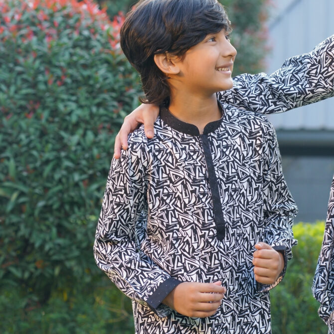 Boys Printed Panjabi