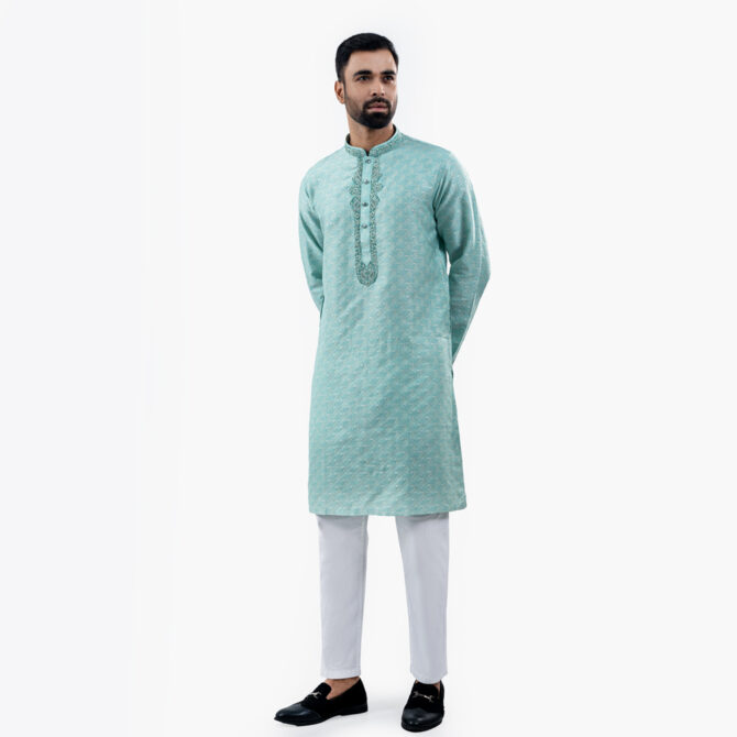 Lubnan Men’s Regular Fit Pastel Color Panjabi