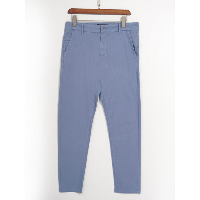 Richman Men’s Sky Blue Color Smart Shape Gabardine Pant