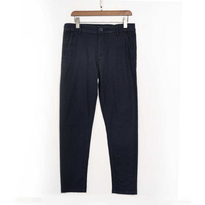 Richman Men’s Black Color Smart Shape Gabardine Pant