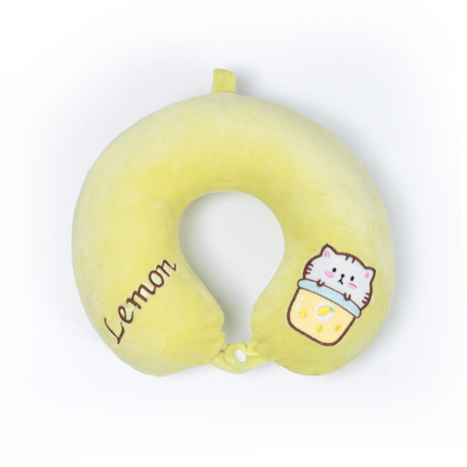Classic Lemon Color Travel Neck Pillow