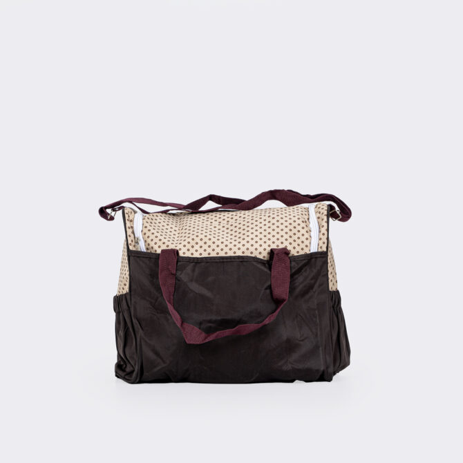 Imported Cream & Coffee Color Stylish All-in-One Mother’s Bag