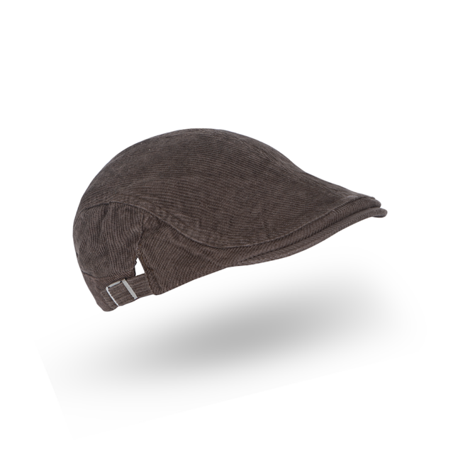 Men's Classic Coffee Colour Flat Cap