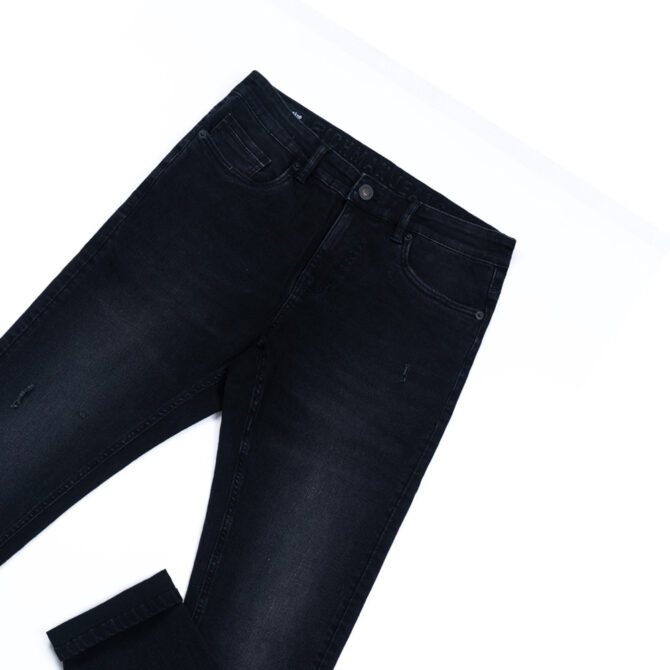 Richman Men’s Faded Black Color Denim Pant