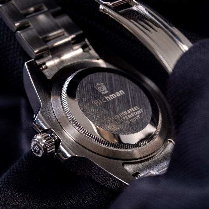 Richman Silver Aviator Watch for Men