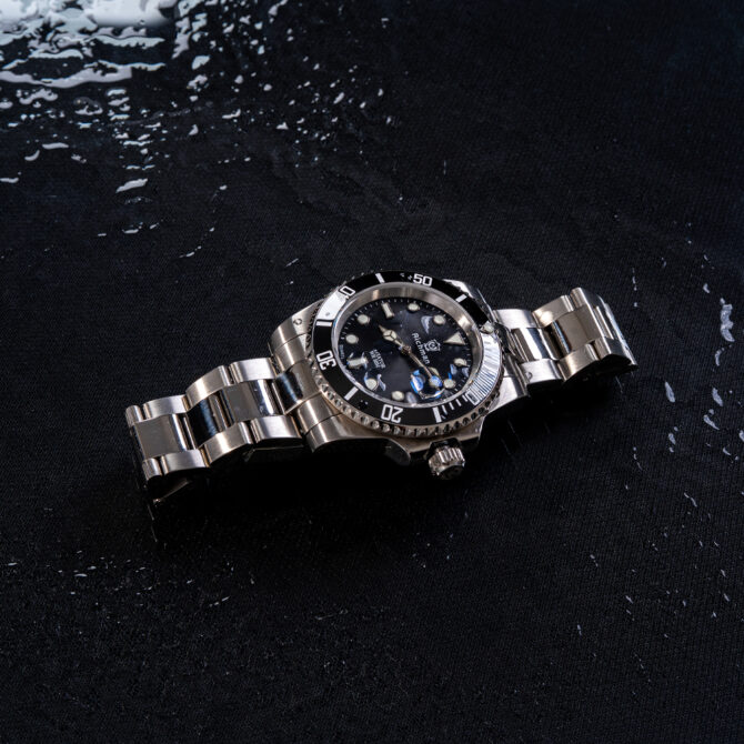 Richman Silver Aviator Watch for Men