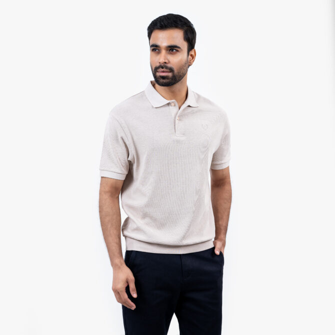 Richman Ash Color Half Sleeve Polo Shirt