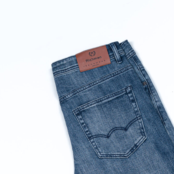 Richman Men’s Mid Indigo Color Denim Pant
