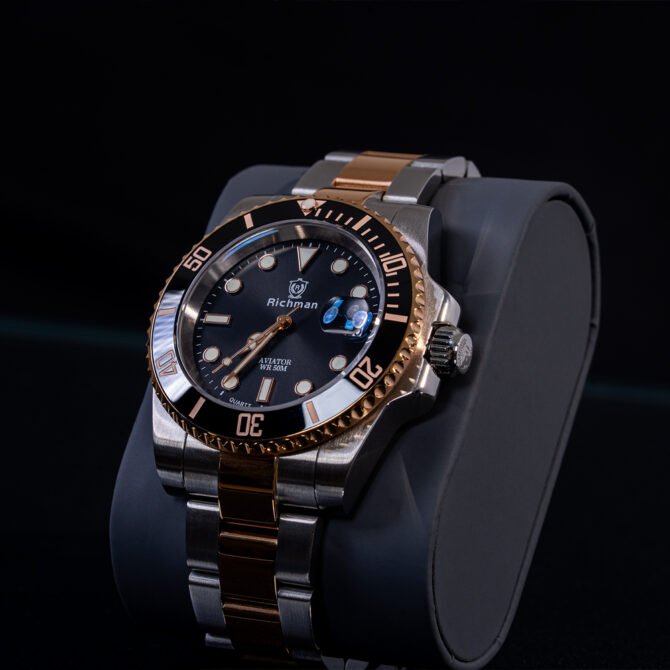 Richman Gold Aviator Watch for Men