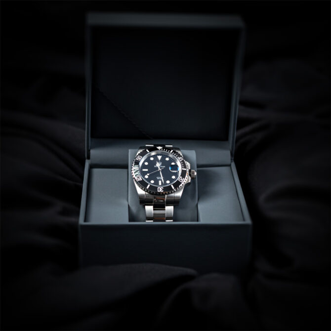 Richman Silver Aviator Watch for Men