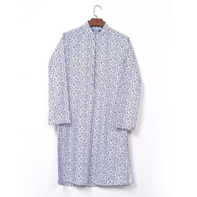 Lubnan Men’s Slim Fit Printed Panjabi