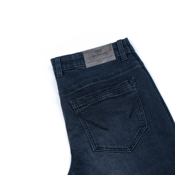 Richman Men’s Black Color Denim Pant