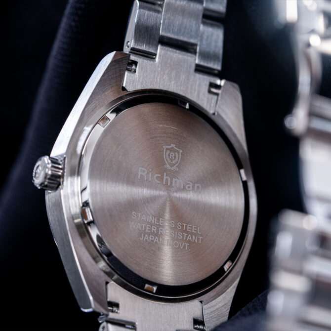 Richman Silver Aviator Watch for Men