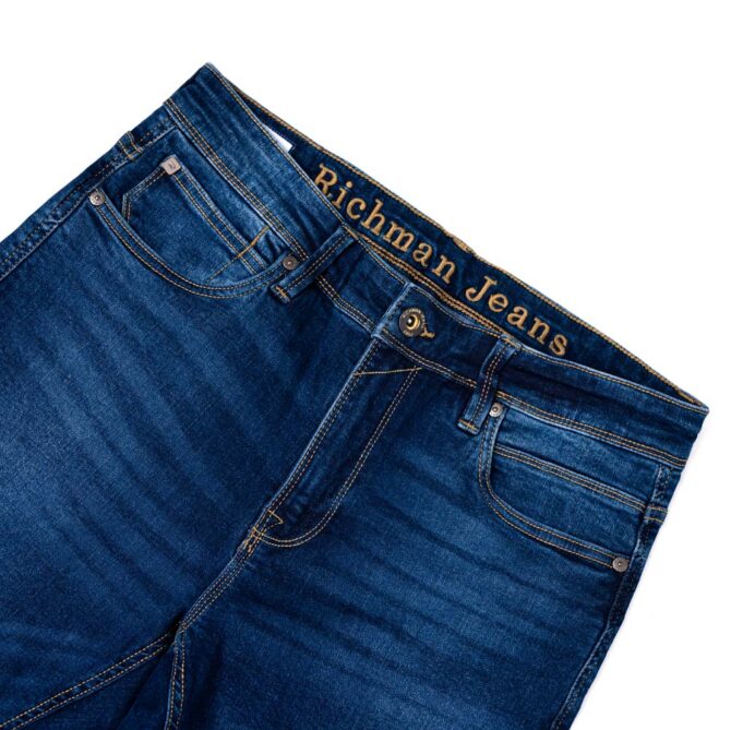 Richman Men’s Dark Blue Color Denim Pant