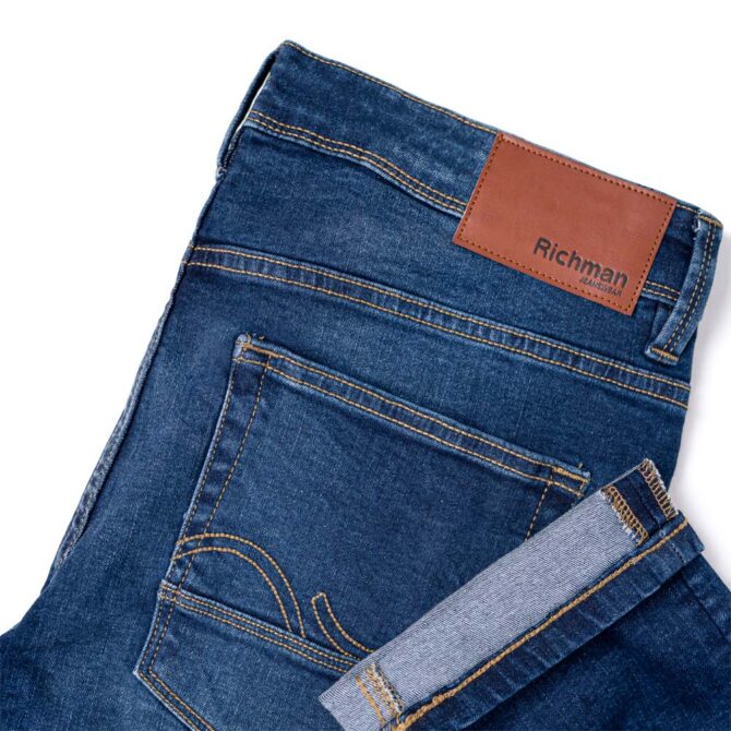 Richman Men’s Dark Blue Color Denim Pant