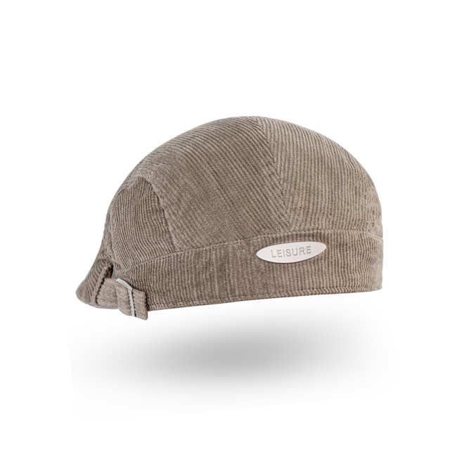 Men's Classic Khaki Colour Flat Cap