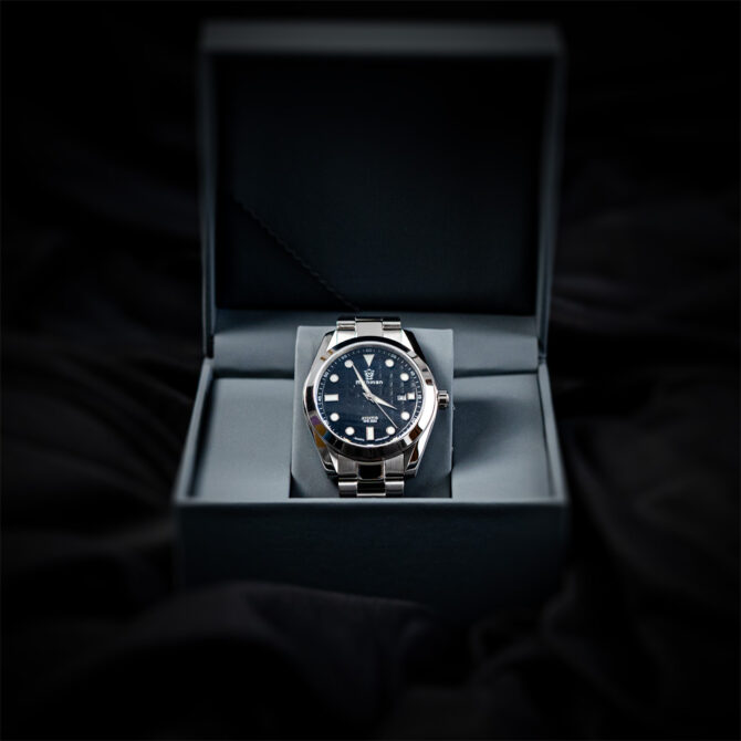 Richman Silver Aviator Watch for Men