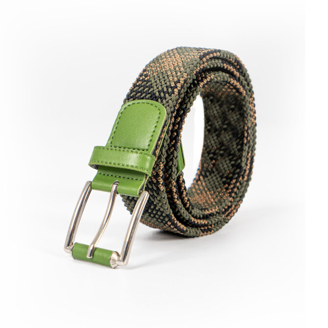 Premium Green Color Fabric Belt by Richman