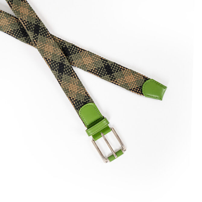 Premium Green Color Fabric Belt by Richman