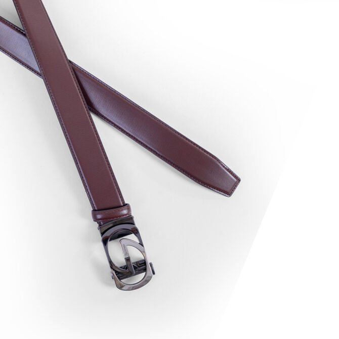 Premium Chocolate Color Leather Belt by Richman