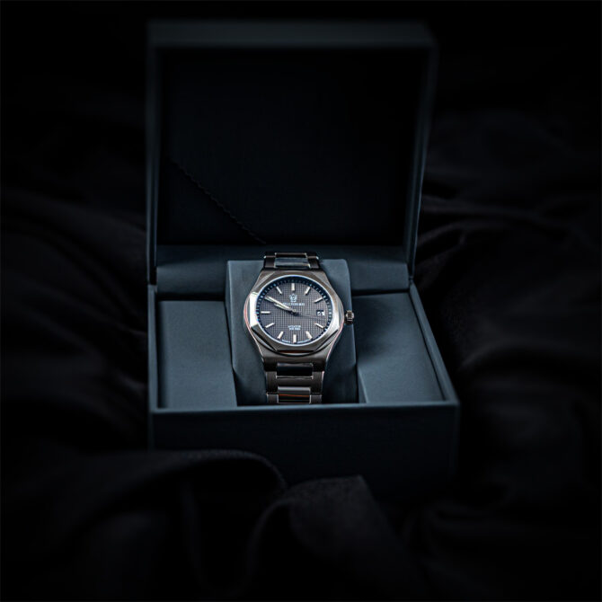 Richman Silver Aviator Watch for Men