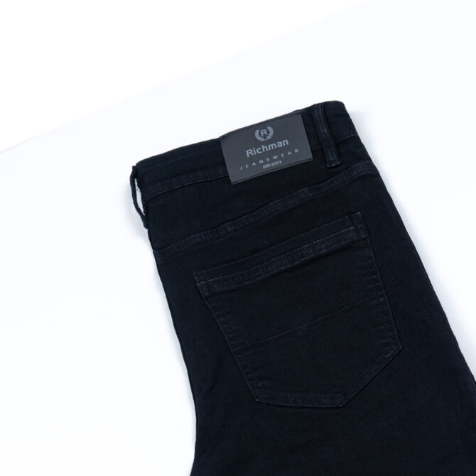 Richman Men’s Black Color Denim Pant