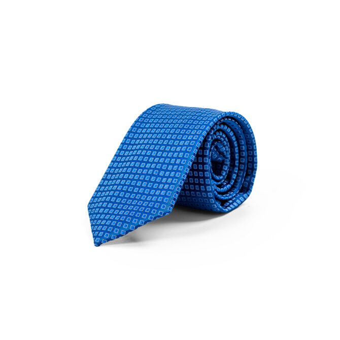 Premium Royal Blue Contrasted Box Tie