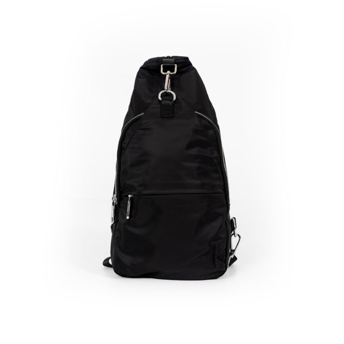 Chest Cross body Backpack BLACK