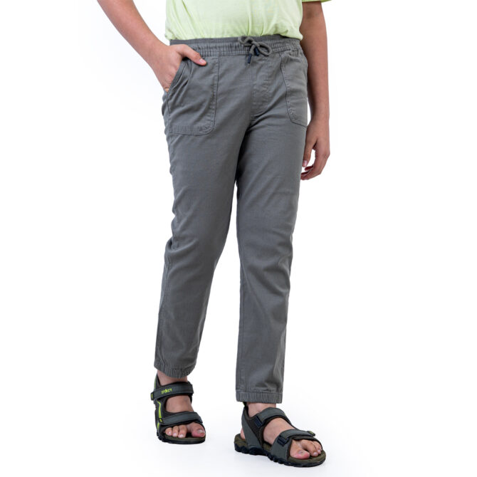 iNFINITY Olive Color Boys Stylish Cargo Pant