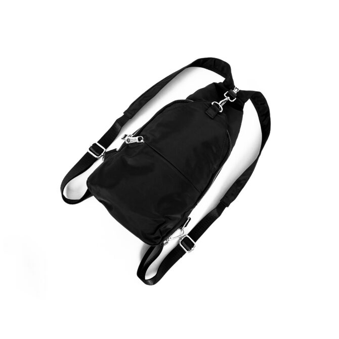 Chest Cross body Backpack BLACK