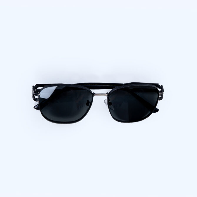 Luxury Oval Shades Black Color Women's Sunglass