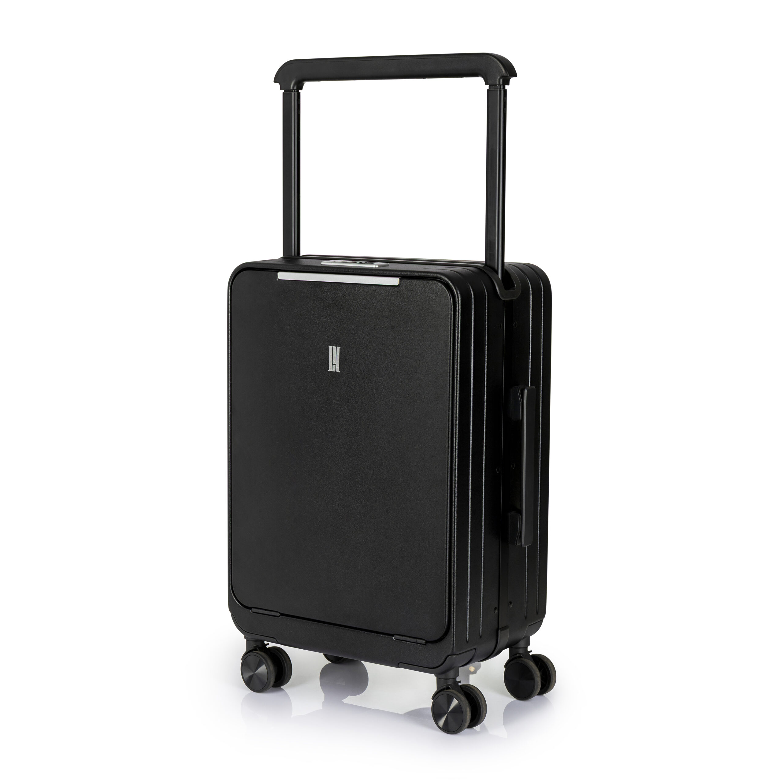Premium Black Lightweight Trolley Bag with TSA Lock and Airline Compliant Sizing