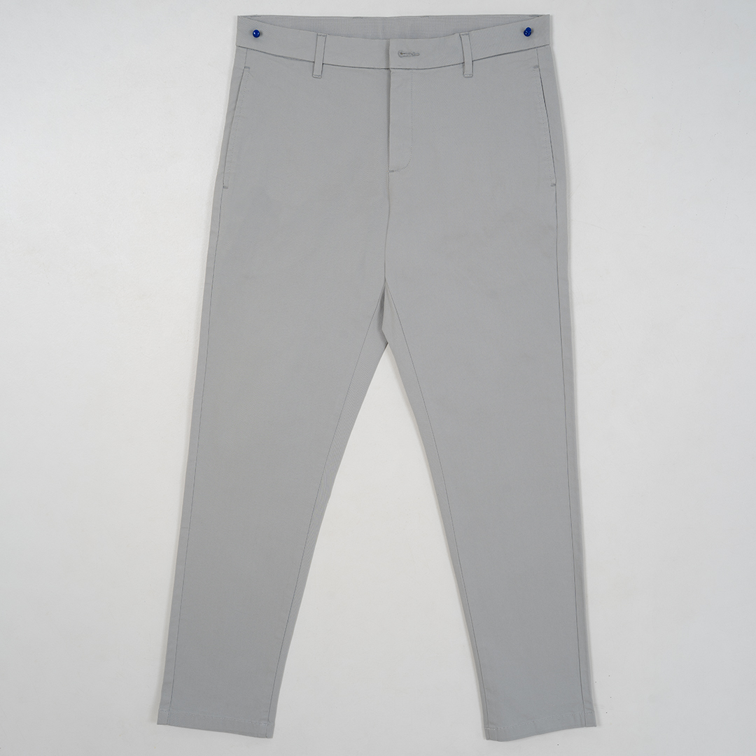 Richman Men’s Grey Color Gaverdine Smart Shape Pant