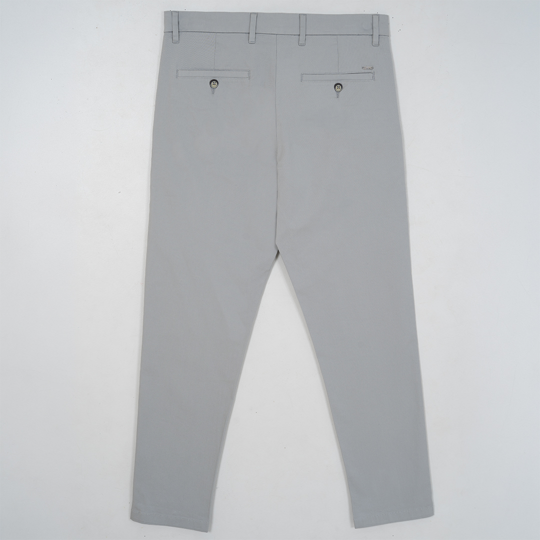 Richman Men’s Grey Color Gaverdine Smart Shape Pant