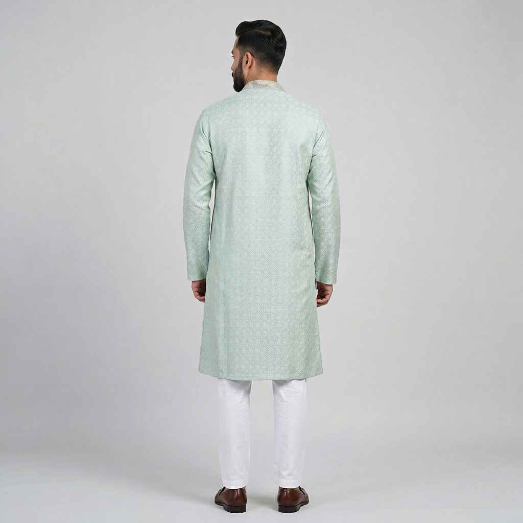 LUBNAN Men’s Pest Color Regular Fit Premium Panjabi